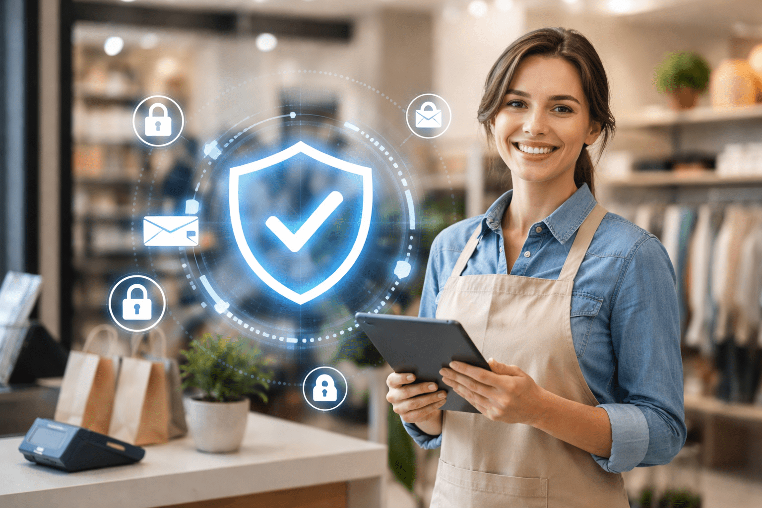 Protección de datos en un comercio