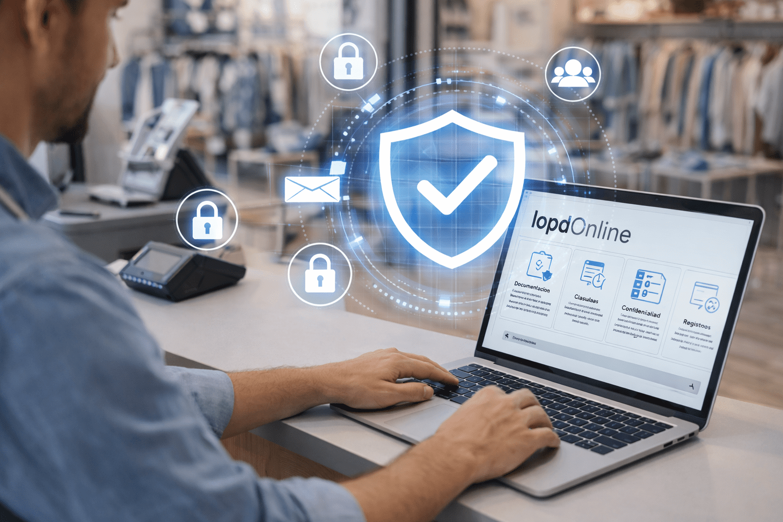 Plataforma milopdonline para comercios