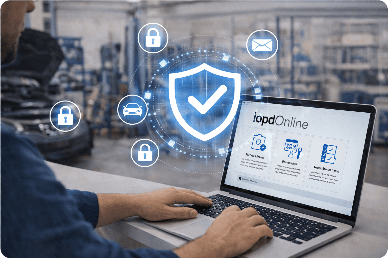 Plataforma milopdonline para talleres de vehículos